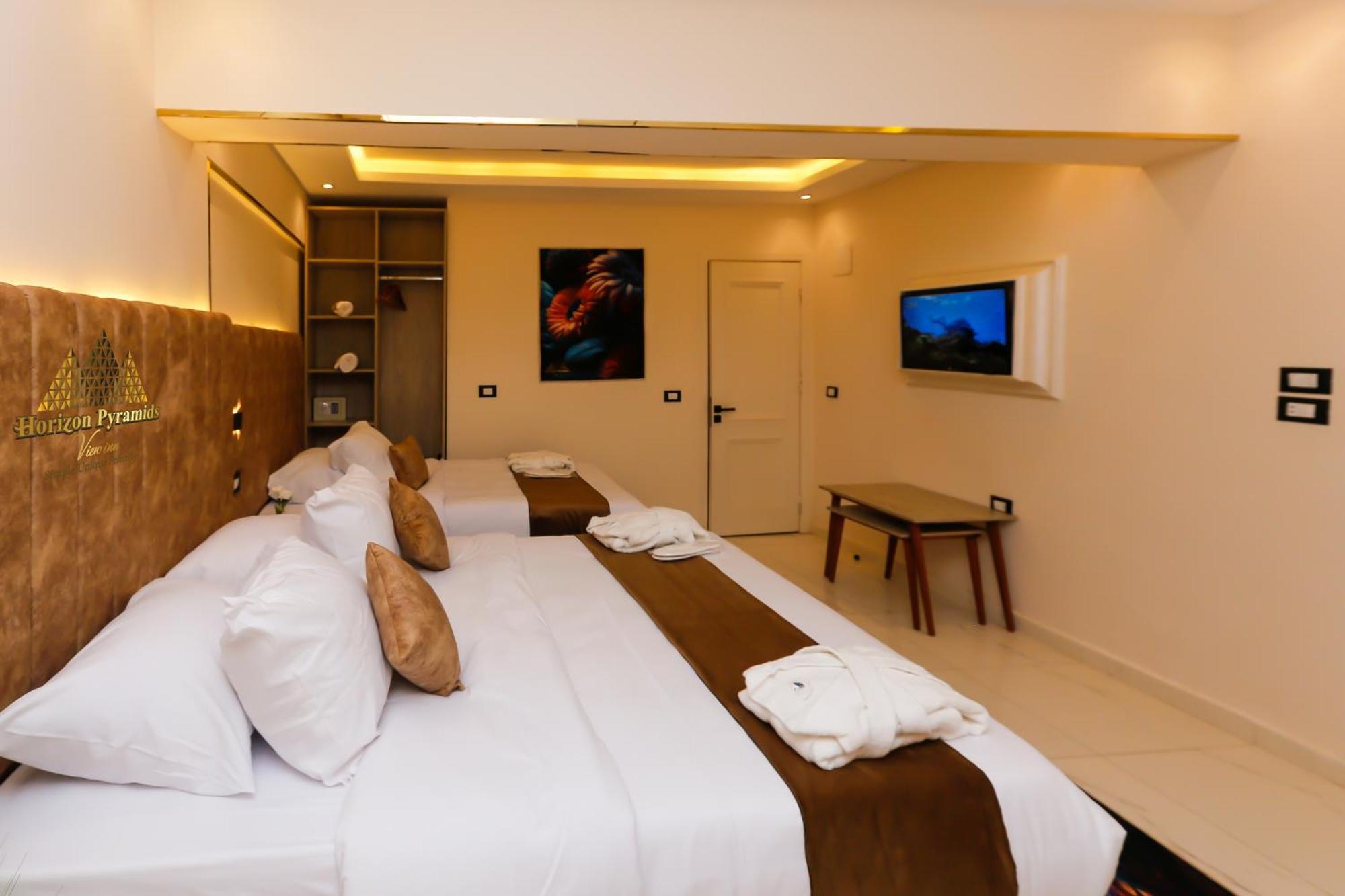 Horizon Pyramid View Inn Kafret el-Gabal Екстериор снимка
