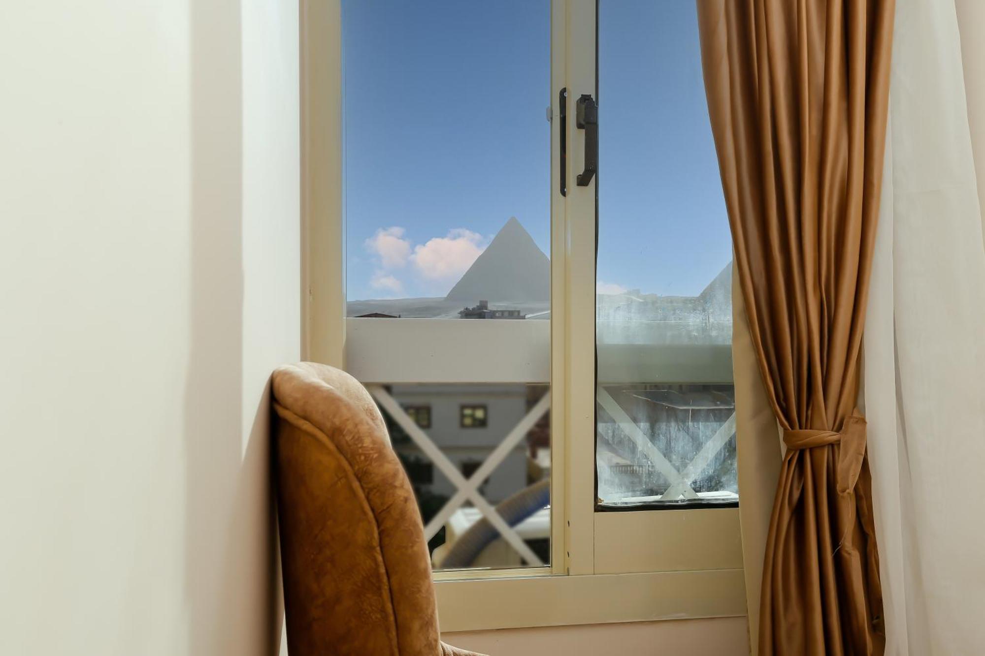 Horizon Pyramid View Inn Kafret el-Gabal Екстериор снимка