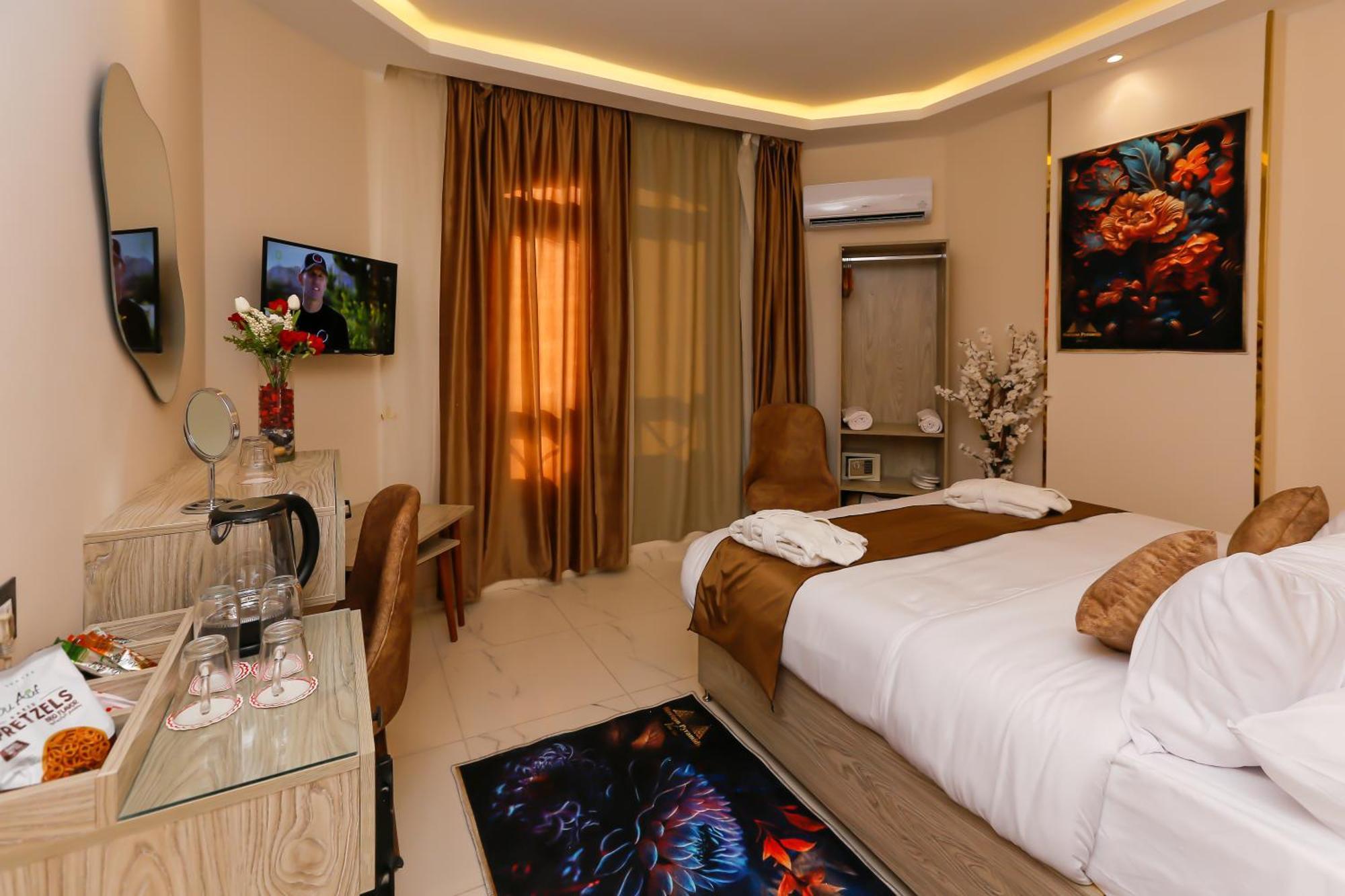 Horizon Pyramid View Inn Kafret el-Gabal Екстериор снимка