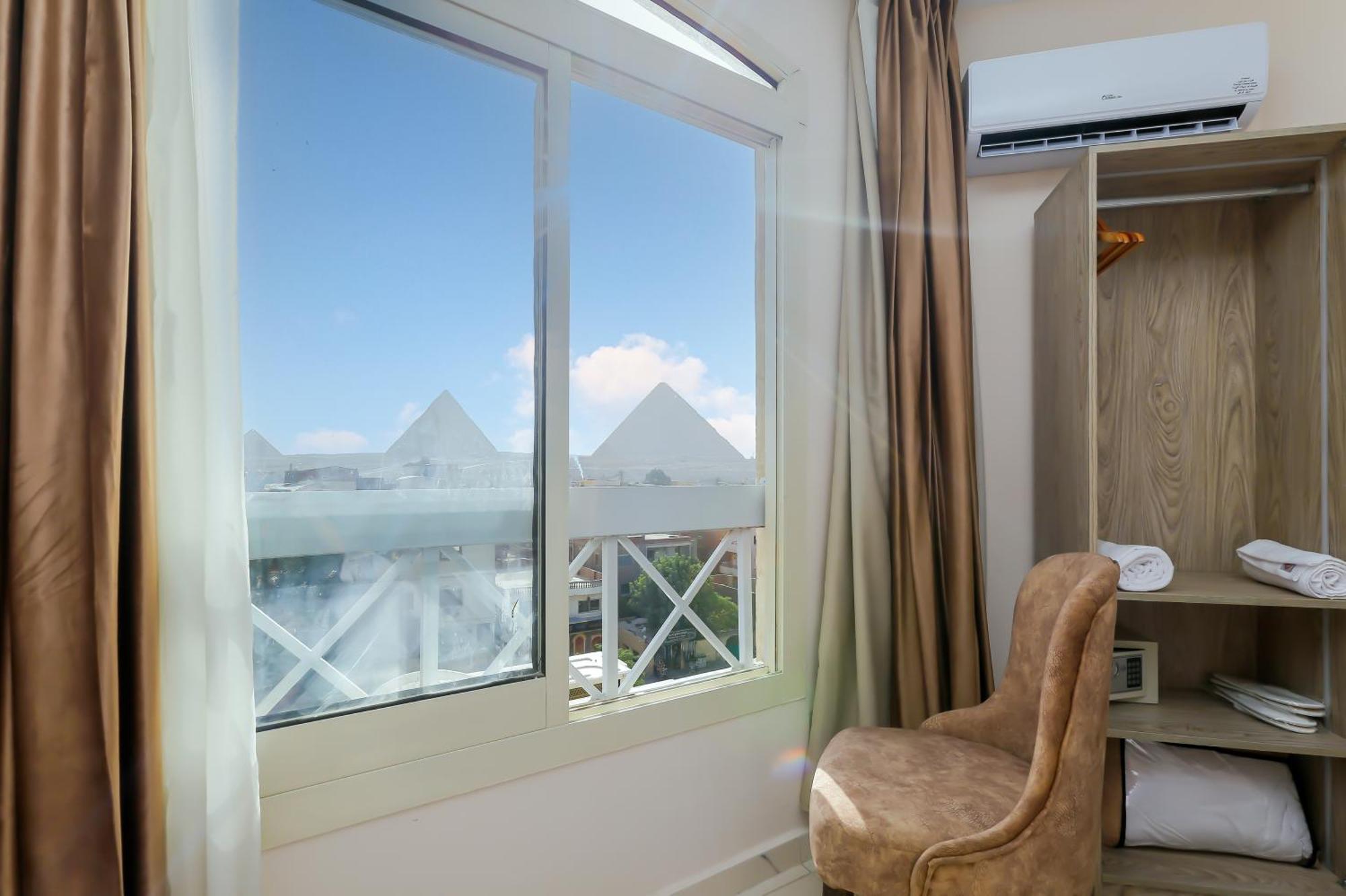 Horizon Pyramid View Inn Kafret el-Gabal Екстериор снимка
