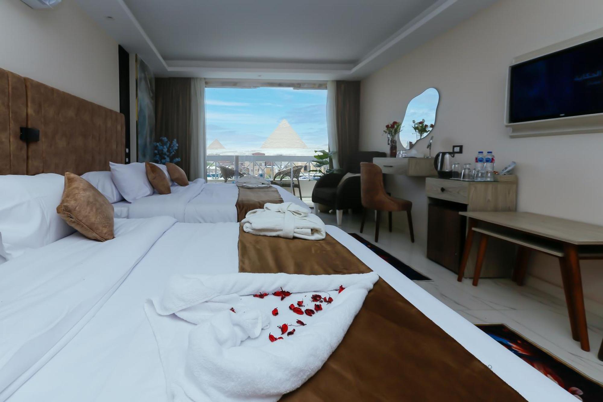 Horizon Pyramid View Inn Kafret el-Gabal Екстериор снимка