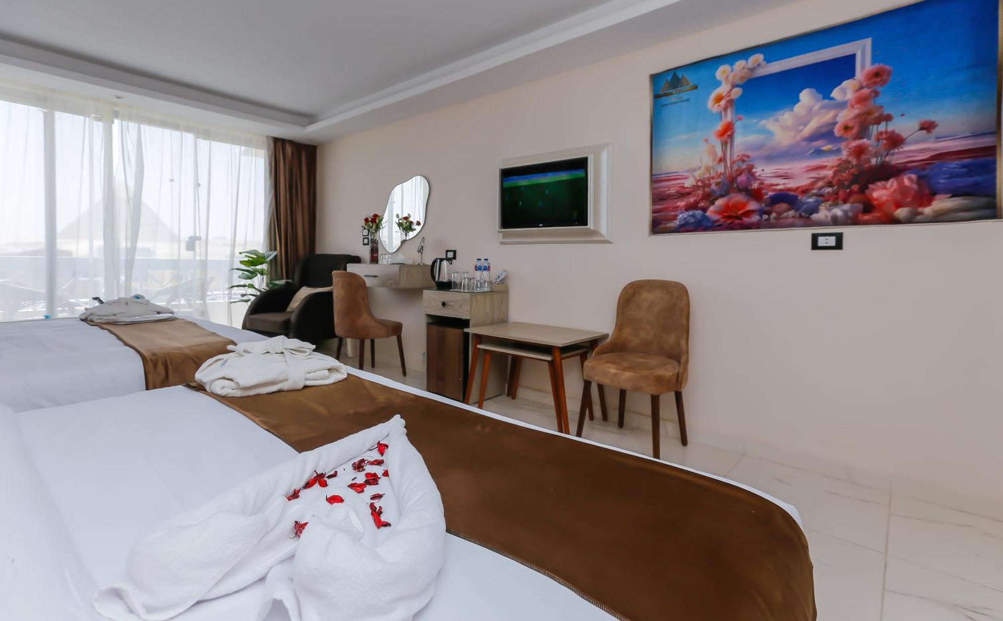 Horizon Pyramid View Inn Kafret el-Gabal Екстериор снимка