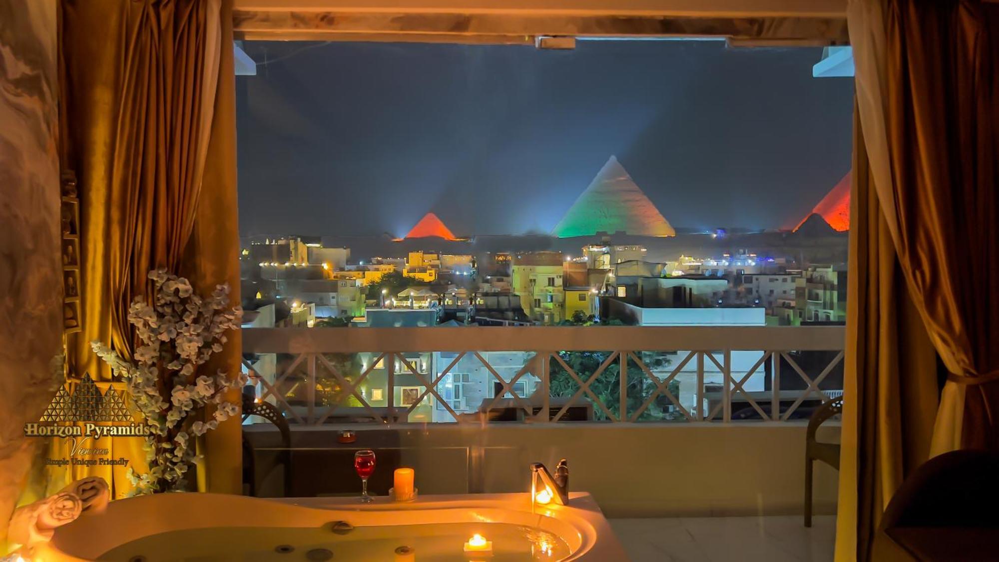 Horizon Pyramid View Inn Kafret el-Gabal Екстериор снимка