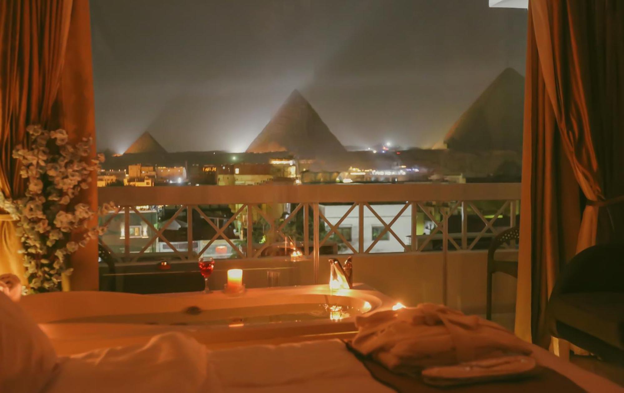 Horizon Pyramid View Inn Kafret el-Gabal Екстериор снимка
